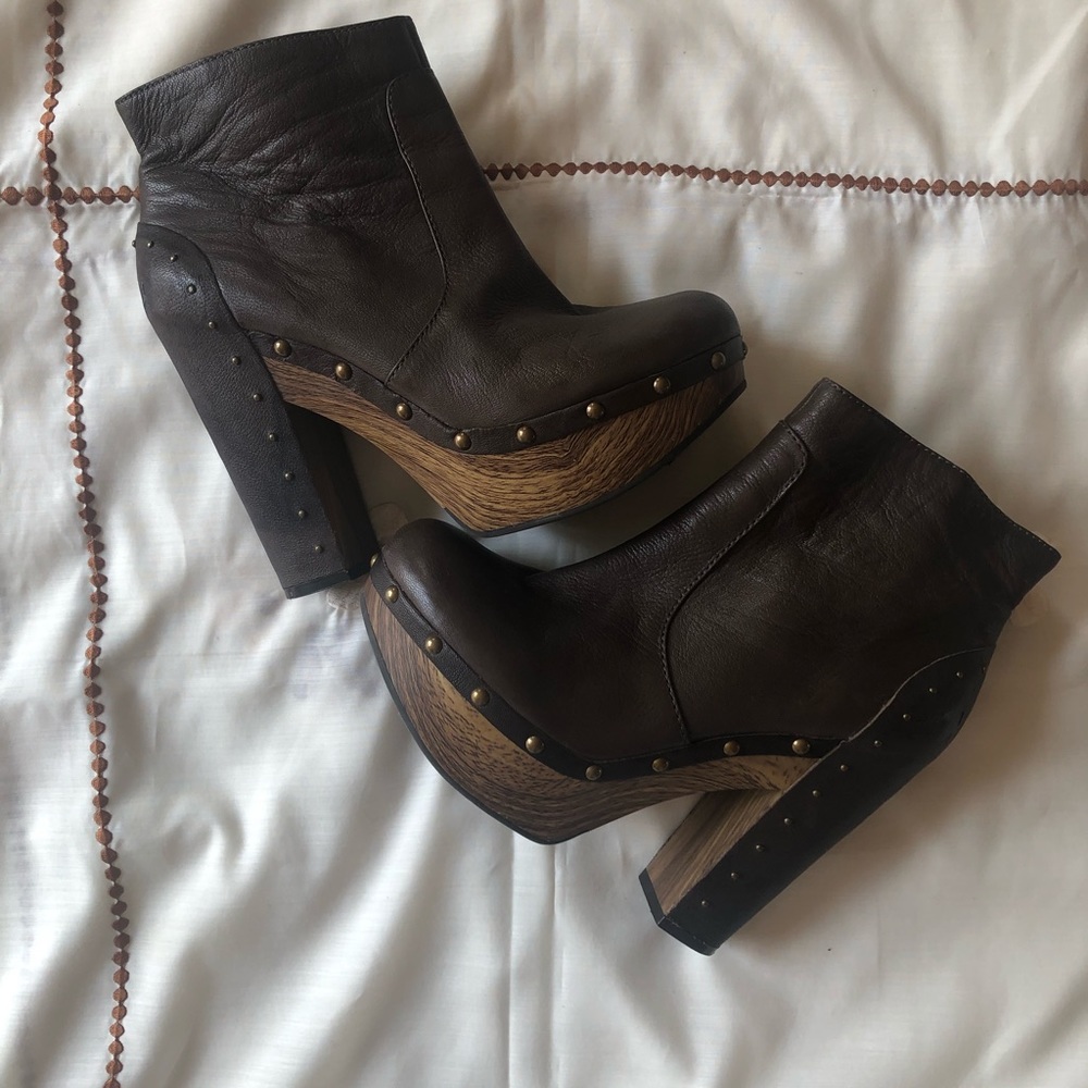 Lucky Brand Platform Booties